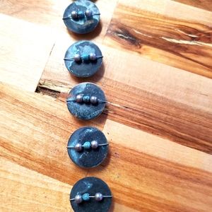 Patina button covers